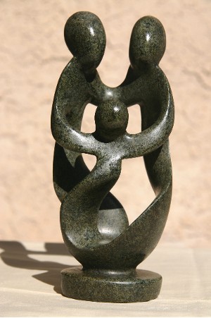 Soapstone Family of Three