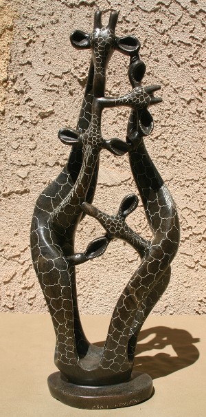 Elegant Abstract Giraffe Group