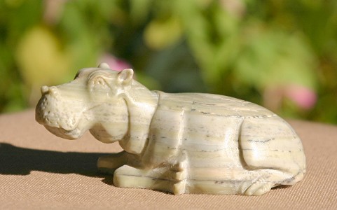 Very Cute Butter Jade Hippo